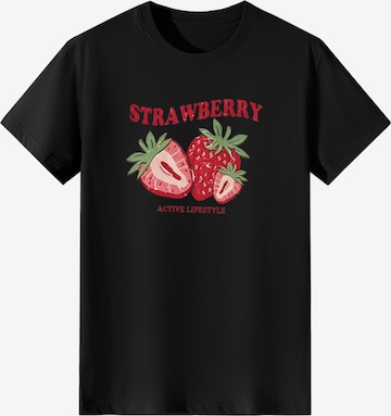T-shirt LapaPlus en noir : devant