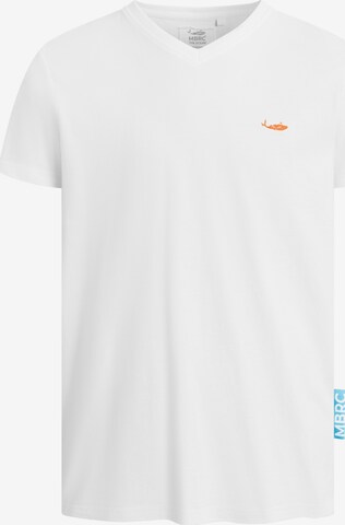 T-Shirt 'Ocean' MBRC the ocean en blanc : devant