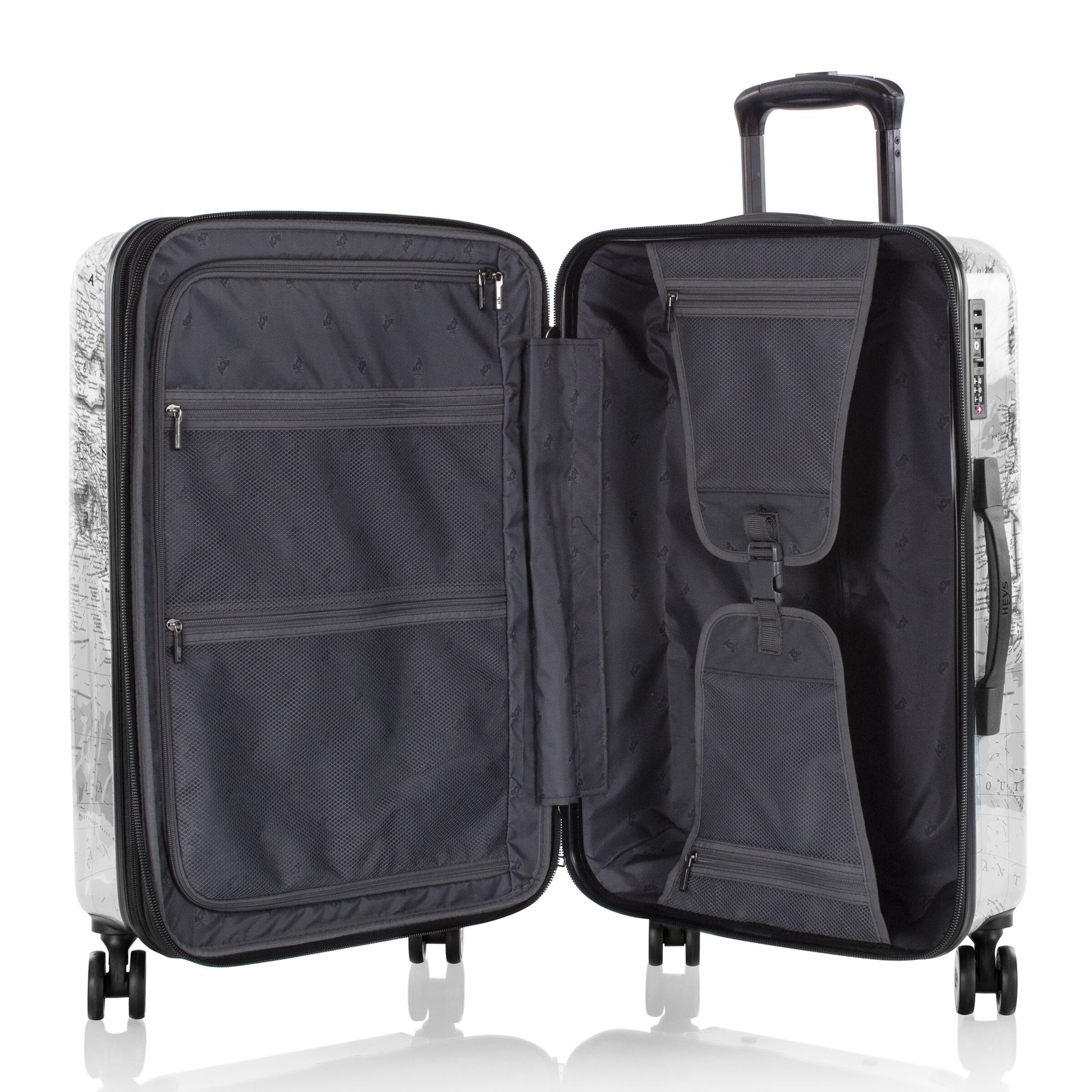 Heys Suitcase Set 'Black Camo' in Grey