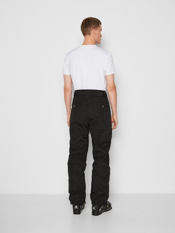 Regular Pantalon de sport 'Zermatt 89' elho en noir