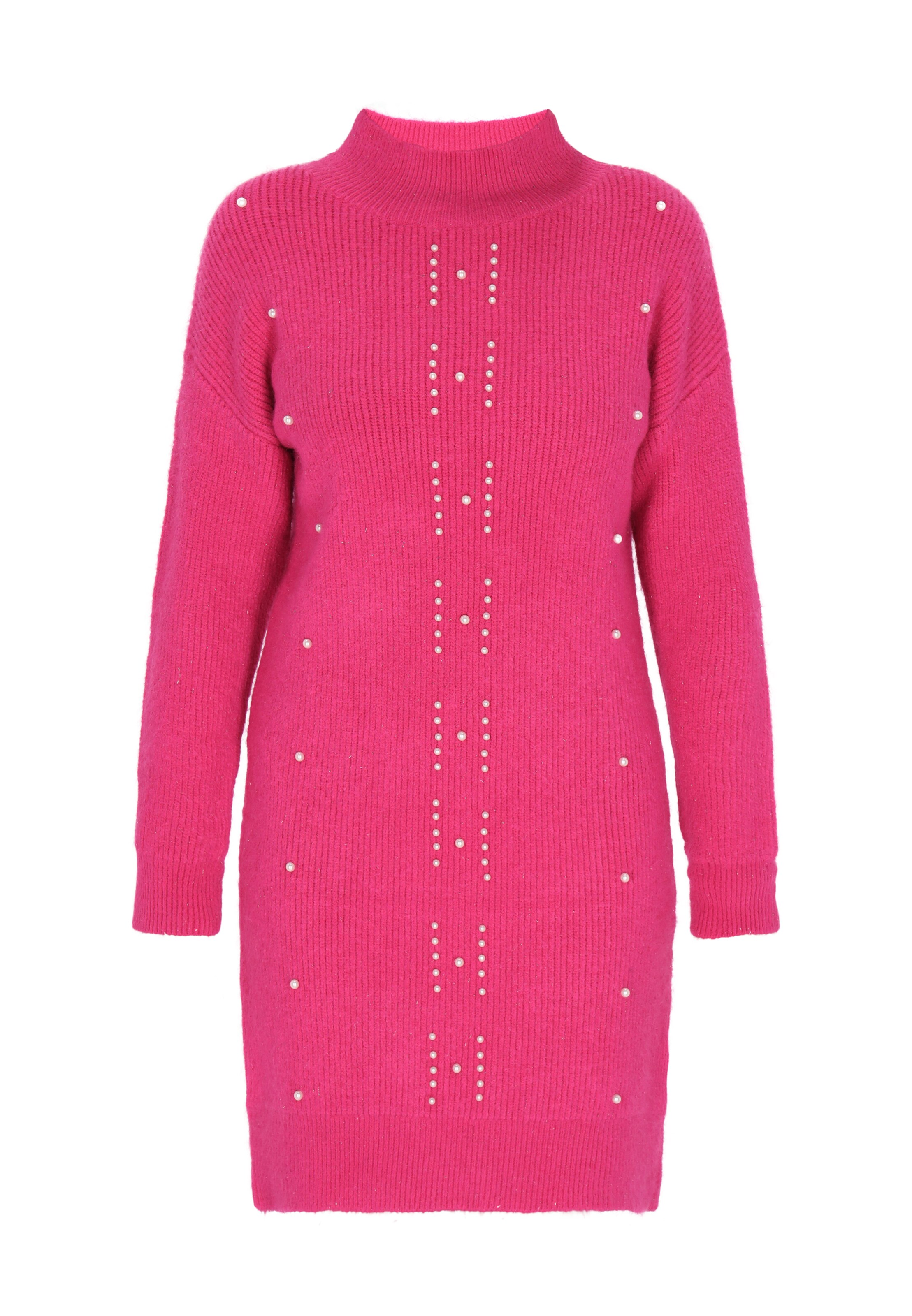 faina - Vestido de punto en rosa: frente