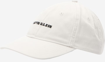Casquette 'APPAREL 4' Calvin Klein en gris : devant