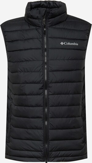 COLUMBIA Sportbodywarmer 'Powder' in de kleur Zwart / Wit, Productweergave