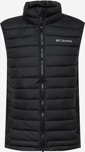 COLUMBIA Gilet de sport 'Powder' en noir / blanc, Vue avec produit