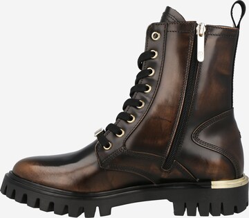 TOMMY HILFIGER Lace-Up Ankle Boots in Brown