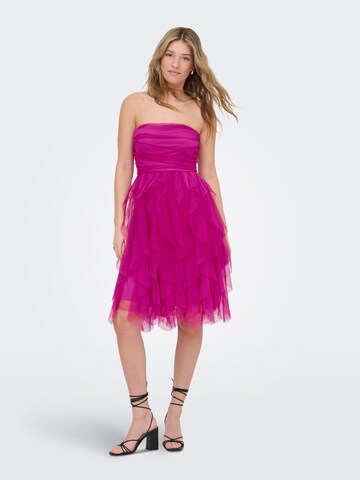 ONLY - Vestido de gala 'ONLSky' en rojo