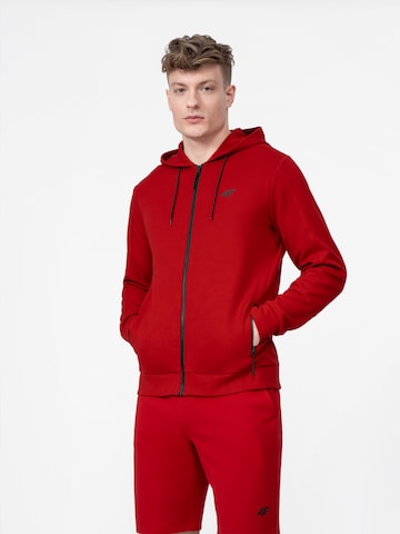 4F Sweat jacket in Red: front