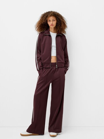 Bershka Sweatjacka i röd