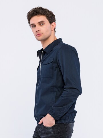 Basics and More Between-Season Jacket 'Quinn' in Blue