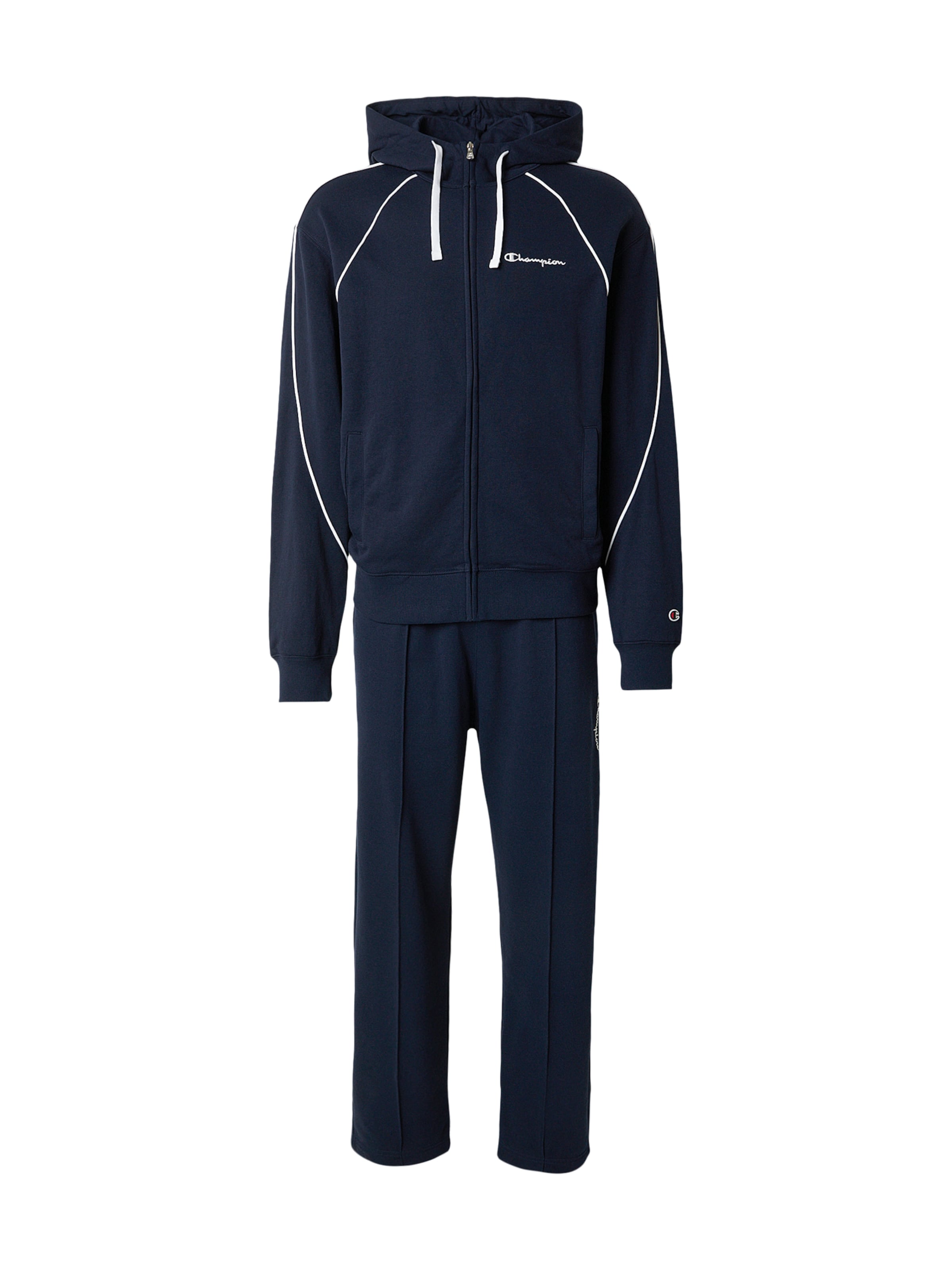 Champion Authentic Athletic Apparel Joggingpak in Blauw: voorkant