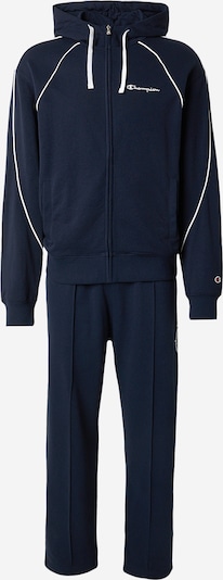 Champion Authentic Athletic Apparel Jogging komplet u tamno plava / bijela, Pregled proizvoda