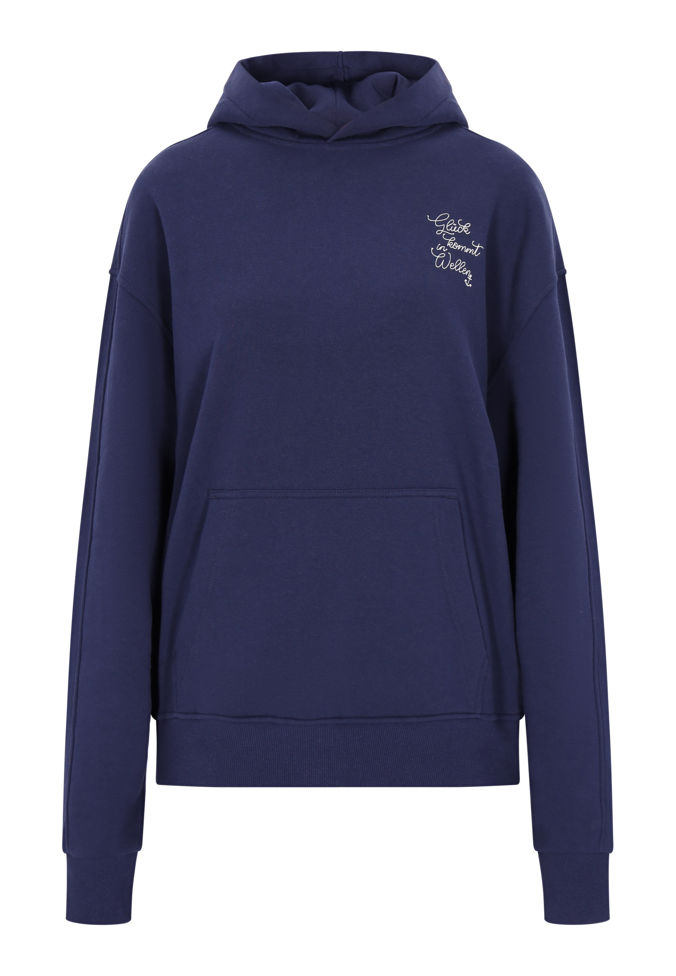 DreiMaster Vintage Mikina - Modrá: predná strana