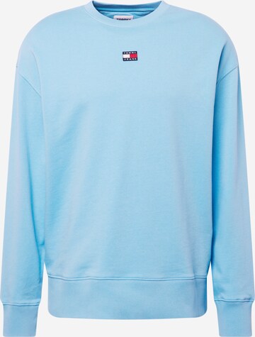 Tommy Jeans Sweatshirt in Blauw: voorkant