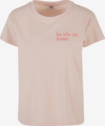 Days Beyond Shirt 'La Vie En Rose' in Pink: front