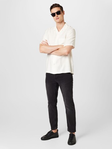 WEEKDAY Regular fit Button Up Shirt in White