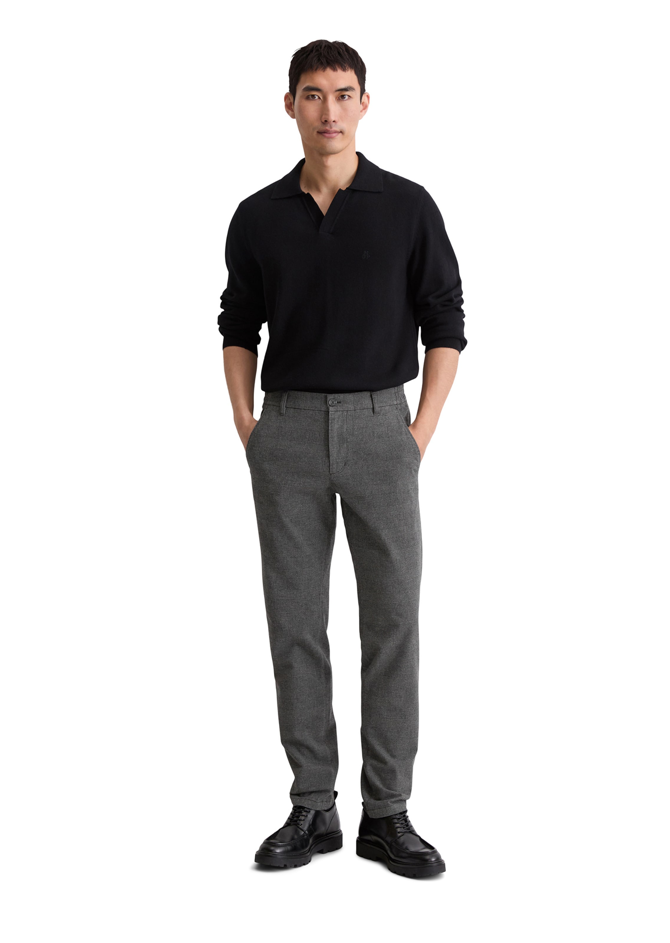 Regular Pantalon chino Marc O'Polo en gris