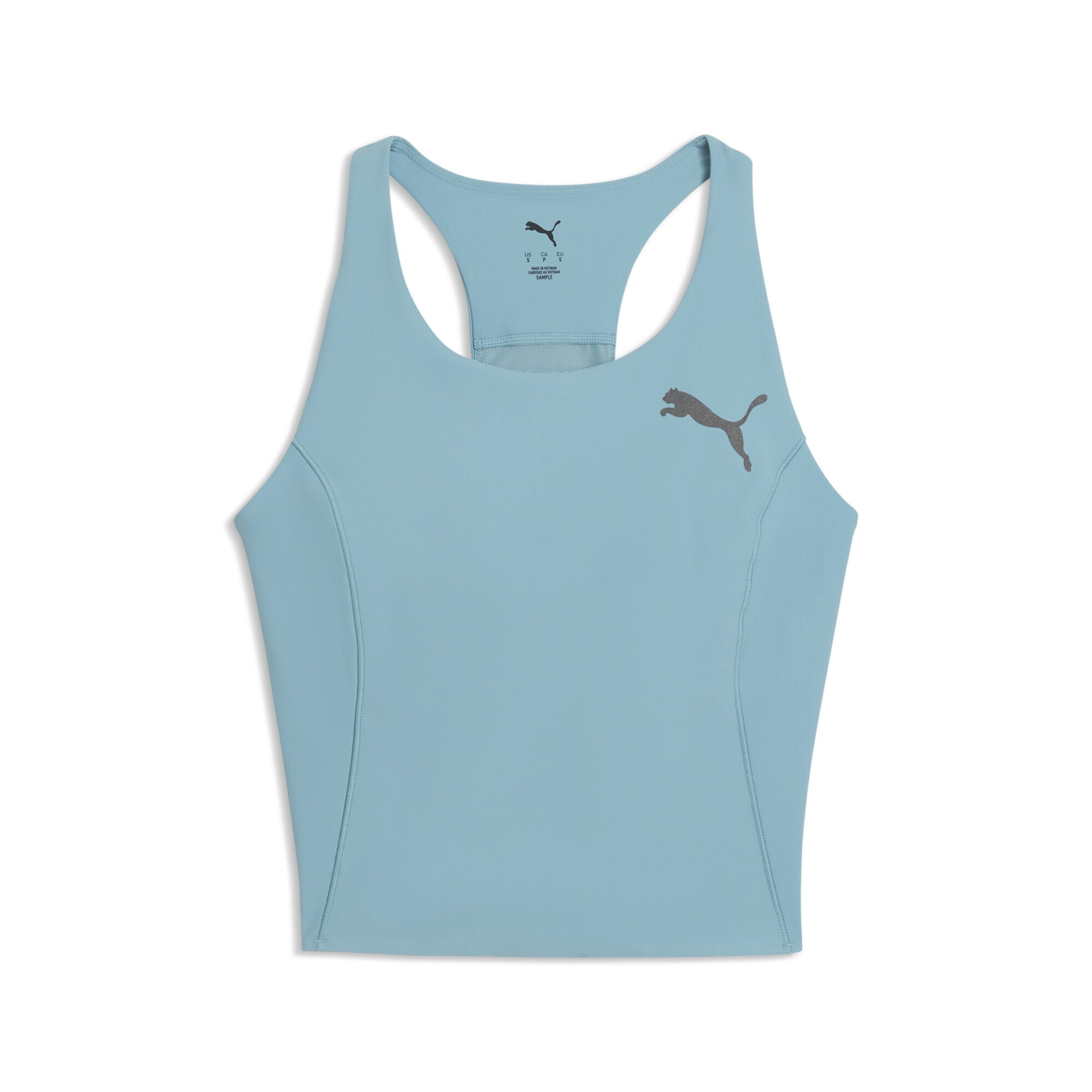 PUMA Sporttop in himmelblau / dunkelgrau, Produktansicht