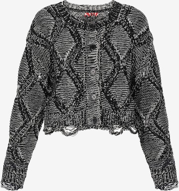 juoda myMo ROCKS Kardiganas: priekis