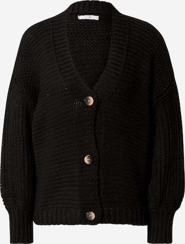 Hailys Knit Cardigan 'Eka' in Black: front