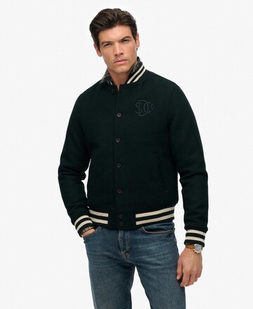 Veste mi-saison Superdry en vert : devant