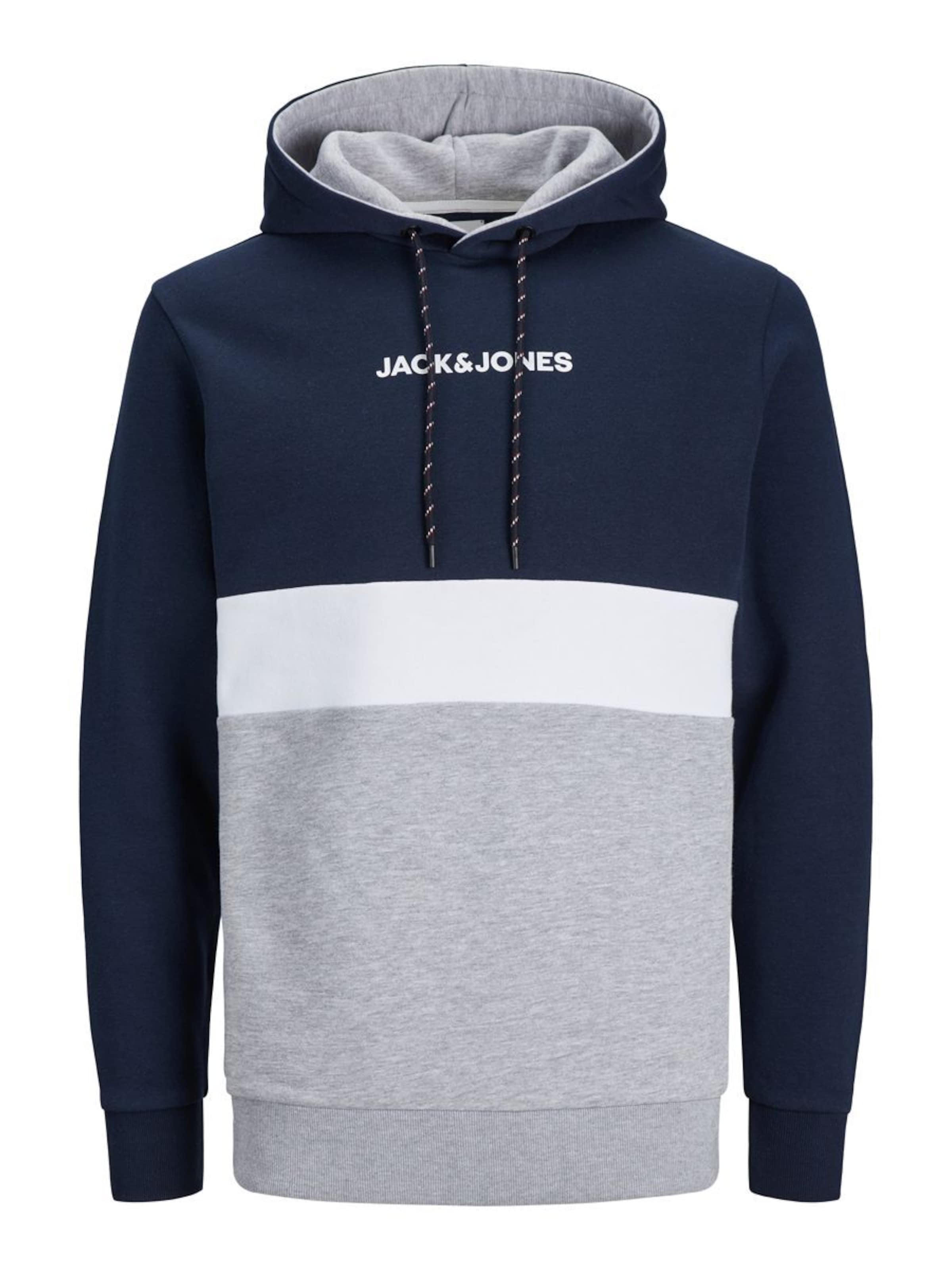 JACK & JONES Sweatshirt 'JJEReid' in Blau: Vorderseite