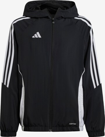 ADIDAS PERFORMANCE Sportjacke 'Tiro 24' in Schwarz: predná strana