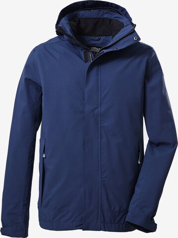 KILLTEC Outdoorjas in Blauw: voorkant