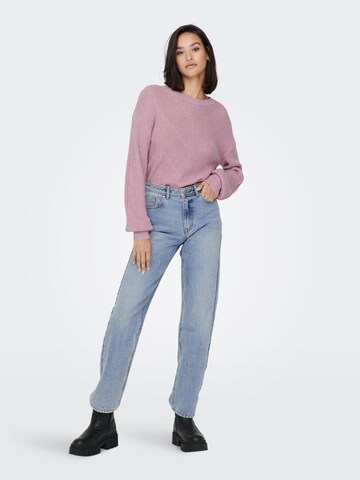 JDY Pullover 'Lenette' in Lila