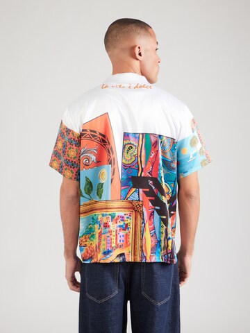 Carlo ColucciComfort Fit Košulja - bijela boja: stražnji dio