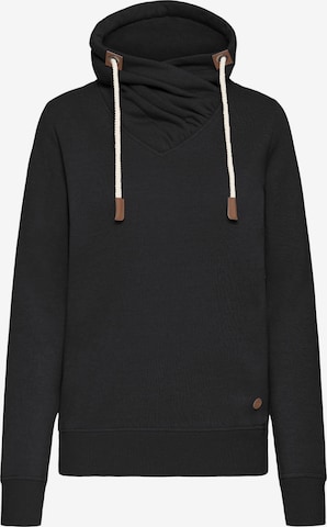 Oxmo Sweatshirt 'Mille' in Zwart: voorkant