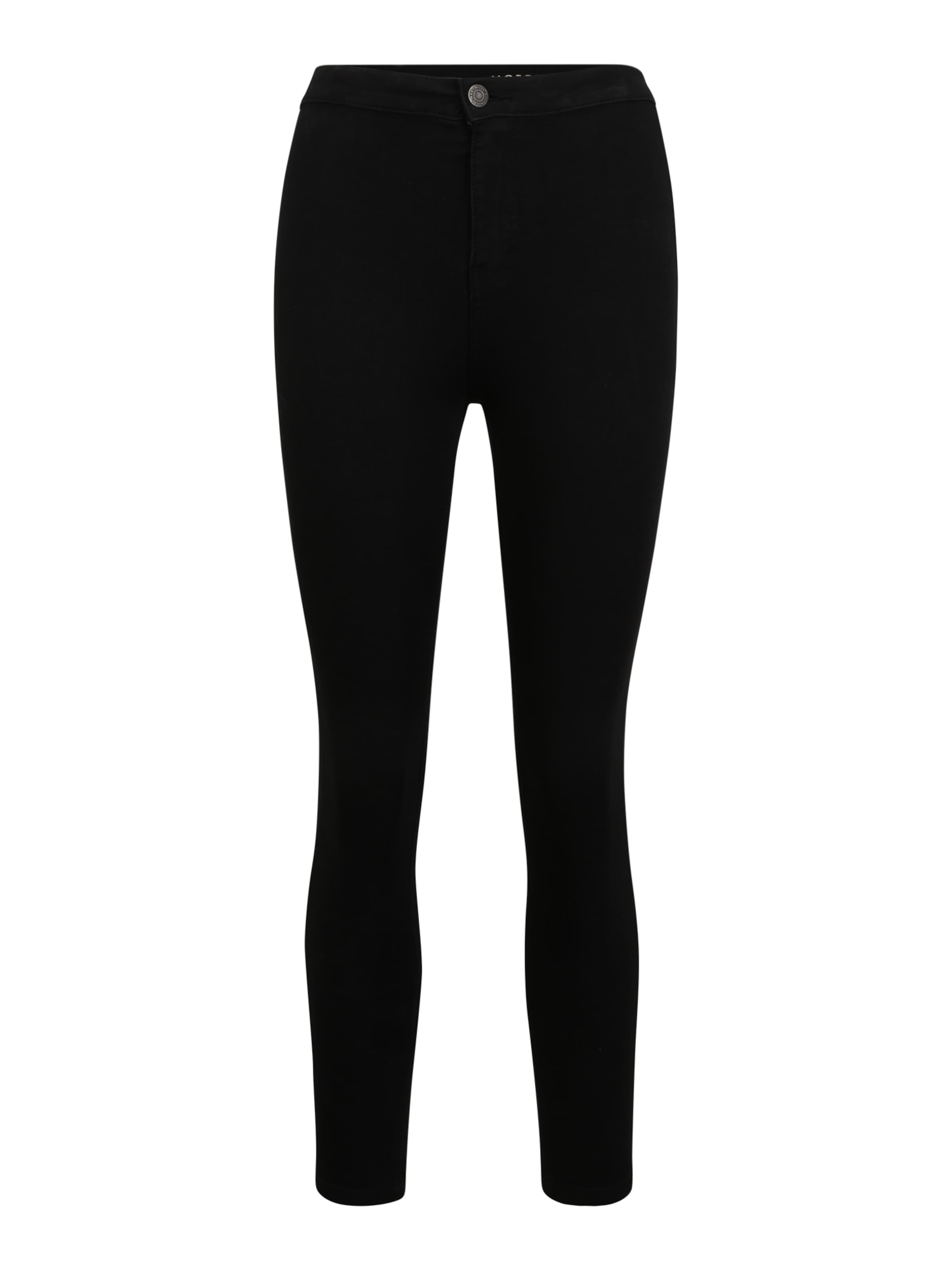 Coupe slim Jean 'Ella GU304' Noisy May Petite en noir : devant