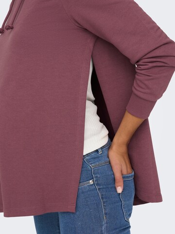 Only Maternity Sweatshirt 'Eva' in Lila