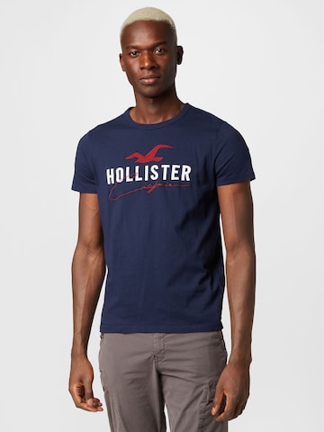 HOLLISTER T-Shirt in Blau: predná strana