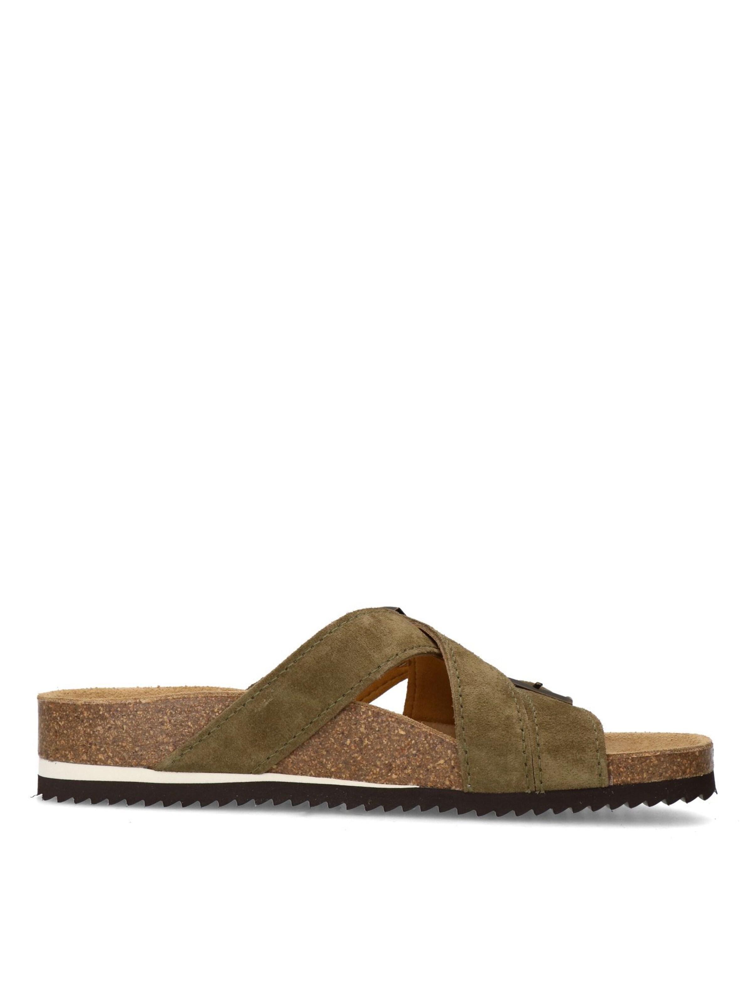 MANFIELD Pantolette in Grün