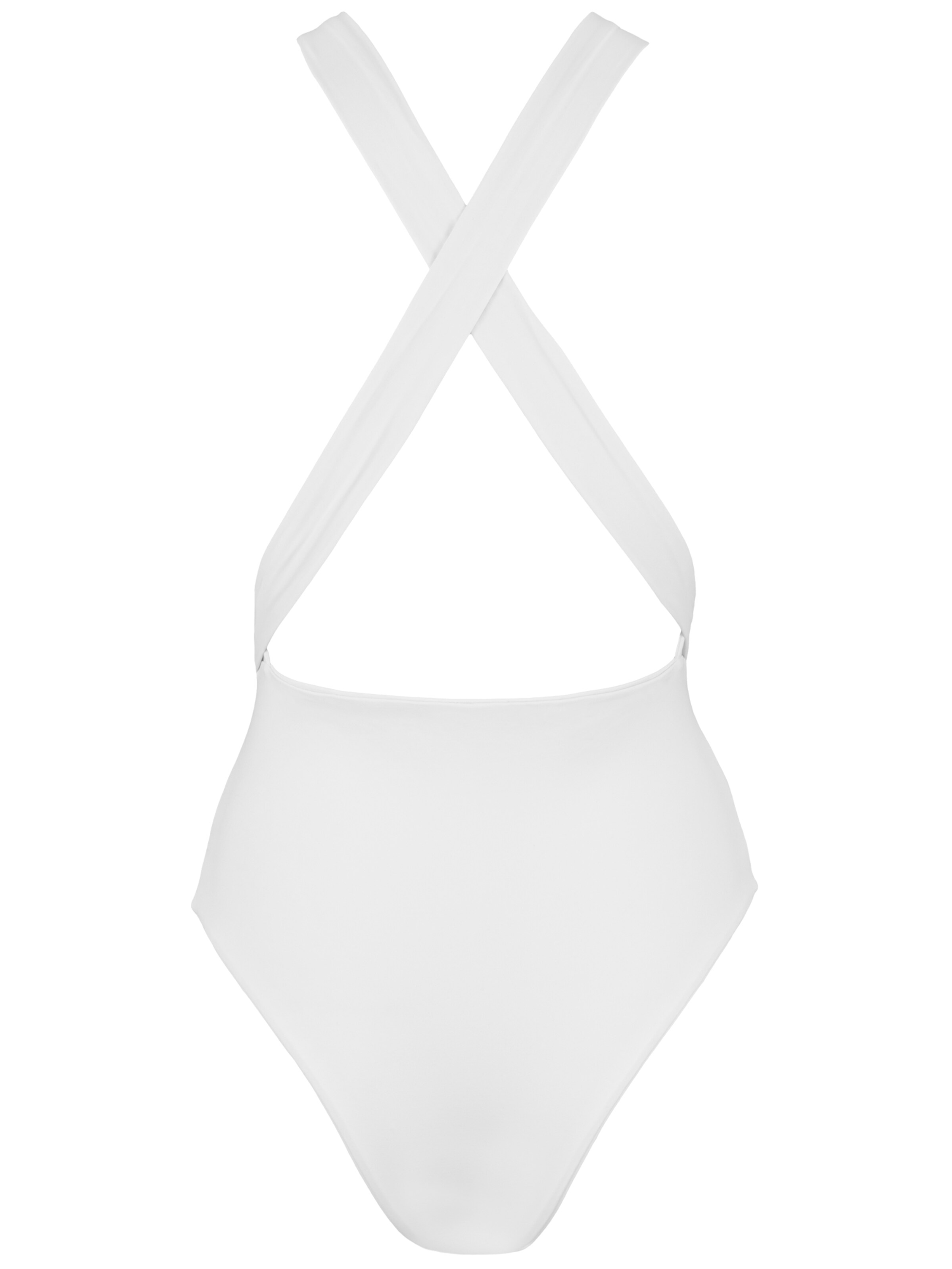 SEA ME SWIM High neck Badeanzug 'MOOREA'‌‌‌‌‌‌‌‌‌‌ in Weiß