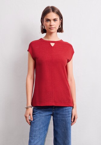 Street One Studio Shirt in Red: front