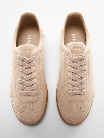 MANGO Sneakers 'Soler' in Beige