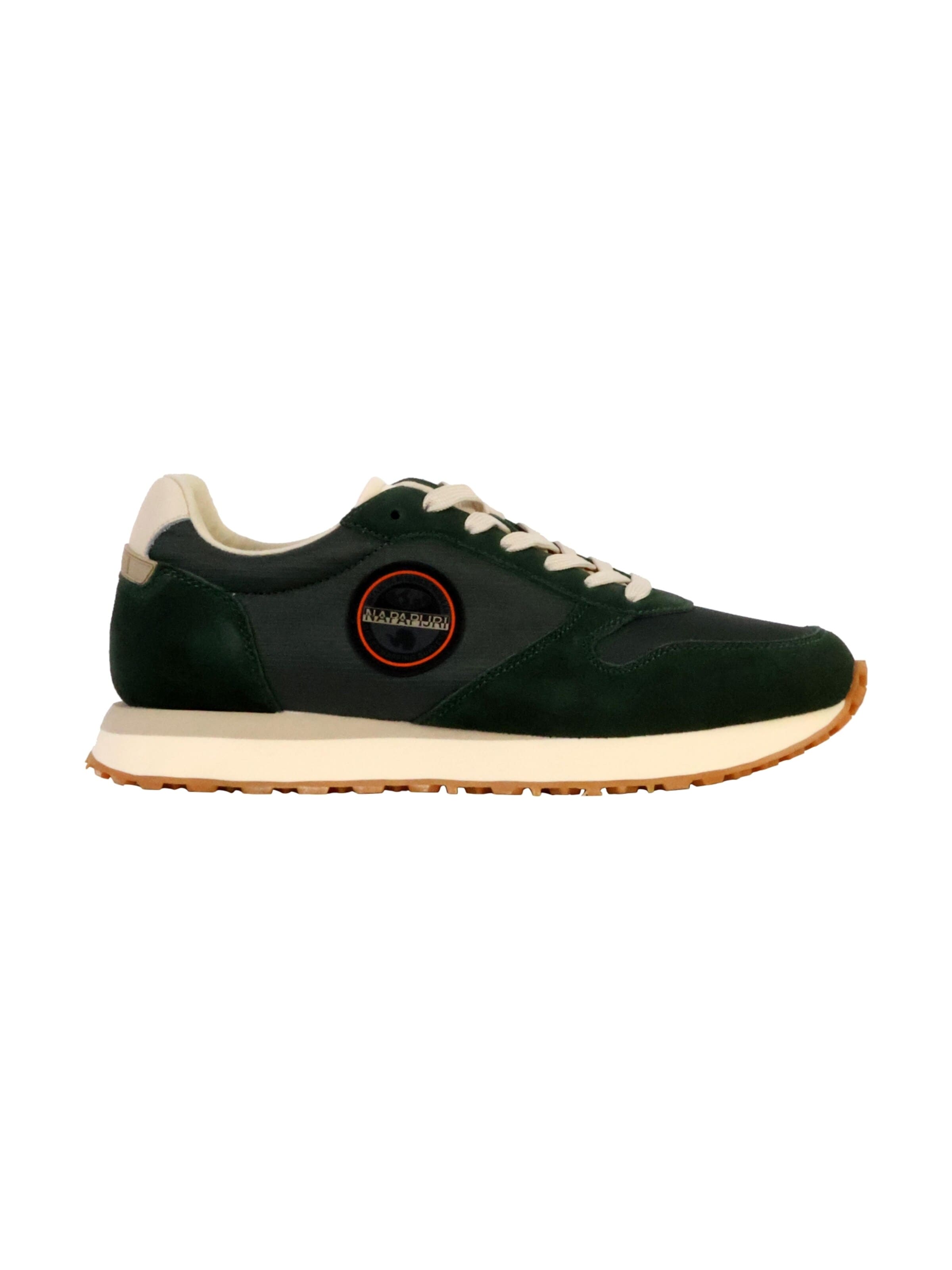 NAPAPIJRI - Calzado deportivo con cordones 'Sun Low-Top-Sneaker aus Leder' en verde