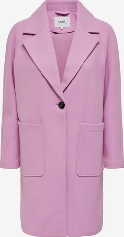 Manteau mi-saison 'New Victoria' ONLY en violet : devant