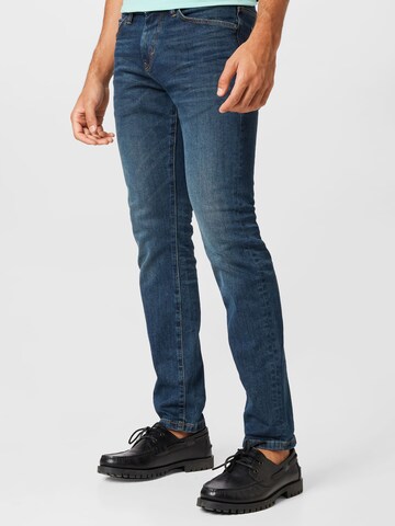 Regular Jeans 'Marvin' de la TOM TAILOR pe albastru: față
