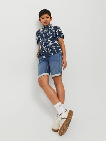 Jack & Jones Junior Baggy Broek 'rick' in Blauw