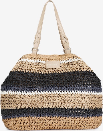 CAFè NOIR Pouch in Beige: front