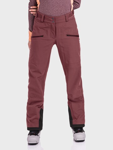 Schöffel Regular Outdoor trousers 'Pizac' in Red: front
