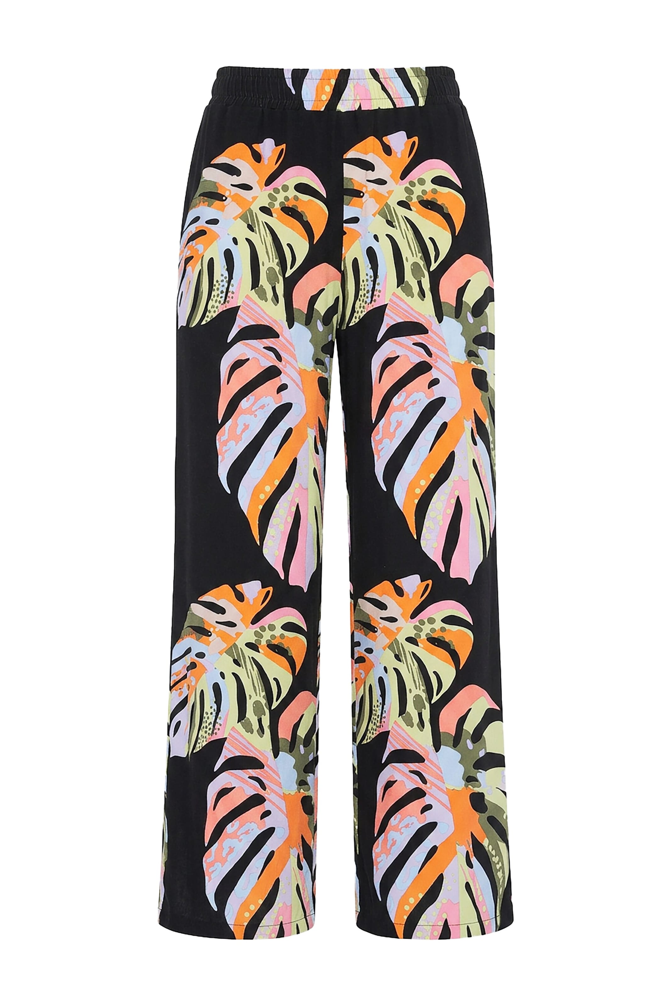 Angel of Style Wide leg Broek in Zwart: voorkant