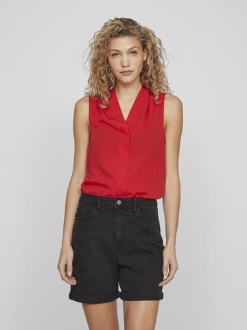 VILA Blouse in Rood: voorkant