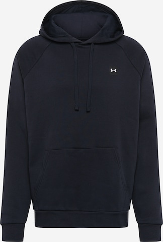 UNDER ARMOUR Sports sweatshirt 'Rival' in Black: front