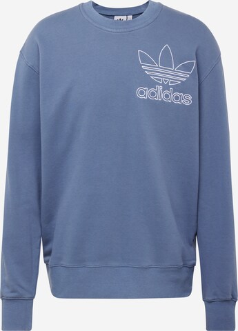 ADIDAS ORIGINALS Sweatshirt in Blau: predná strana