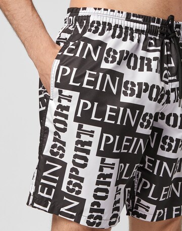 Plein Sport Board Shorts in White