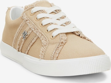 Sneaker bassa 'JANSON FRAY' di Lauren Ralph Lauren in beige: frontale