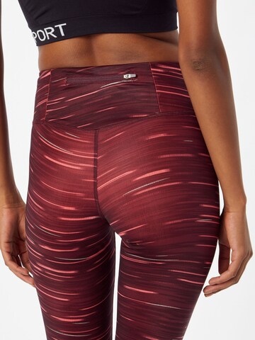 ODLO Skinny Workout Pants in Red